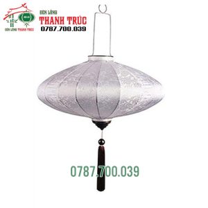 Lồng đèn đĩa Bay Vải Gấm 4
